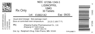 Lisinopril 67296 1249